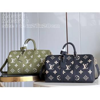 LV男包M46670/M46671 KEEPALL BANDOULIÈRE 45 旅行袋