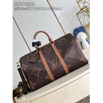 lv法国M47211 KEEPALL BANDOULIÈRE 45 旅行袋