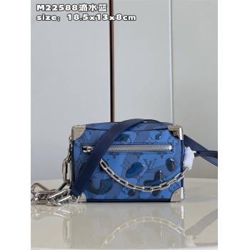 北京lv专柜M22588 MINI SOFT TRUNK 链条包盒子包