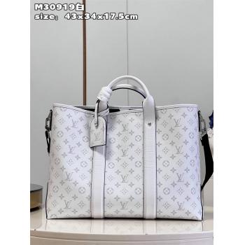 LV官网男包M30919 WEEKEND TOTE NM 手袋托特包