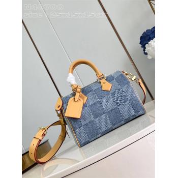 lv法国官网N40700 SPEEDY BANDOULIÈRE 25 牛仔布枕头包