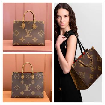 LV M45321/M45320 ONTHEGO MM/GM/中号/大号托特包（特级MB芯片版）