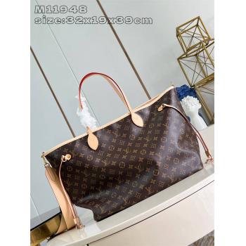 LV M11948 NEVERFULL BANDOULIÈRE INSIDE OUT 大号双面购物袋