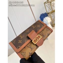 lv货源M46645 SARAH Dauphine达芙妮长款钱包