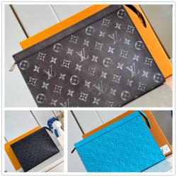 LV男包M11466/M61692/M11764 Pochette Voyage MM 中号手拿包