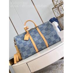lv哪里买最便宜M40739牛仔布KEEPALL BANDOULIÈRE 50 旅行袋