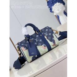 上海lv专柜M46679 KEEPALL BANDOULIÈRE 25 手袋枕头包