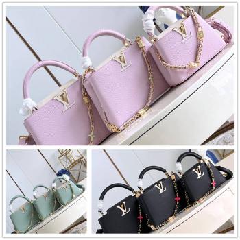 LV M23951/M25339/M23950 CAPUCINES 花卉挂锁手袋48865