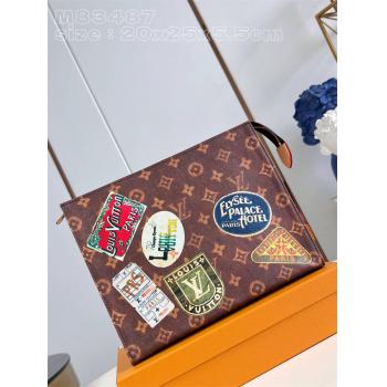 lv包包官网M83487 POCHE TOILETTE 盥洗袋手拿包