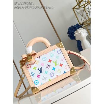 M13125 LV x TM Petite Valise 三彩硬箱盒子包47164