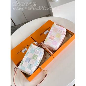LV官网价格N40642 POCHETTE ACCESSOIRES 手袋麻将包