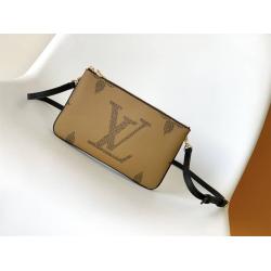 LV官网价格M69203 Double Zip Pochette 双子包斜挎包
