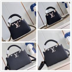 LV M10166/M11342/M23263/M11349 CAPUCINES 白贝母款花冠手袋48865