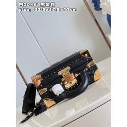 LV价格M46729 PETITE VALISE MALLETAGE 手袋盒子包20468