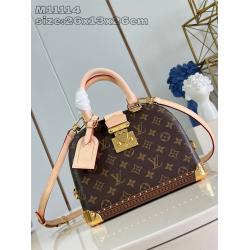 LV正品官网M11114 ALMA 硬箱贝壳包