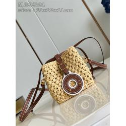 LV女包M83521 NOÉ PURSE 手袋编织水桶包