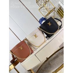 LV官网包包M24006 LOCK AND WALK 手袋水桶包