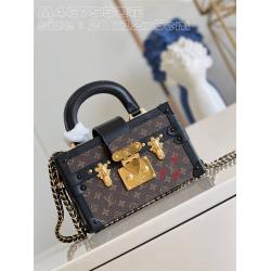 LV法国官网M46755 Petite Malle Capitale 手袋盒子包