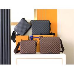 LV经典男包N41212/M41213 DISTRICT 小/中号邮差包