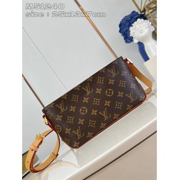 LV法国官网M51240 TWICR 中古斜挎包麻将包