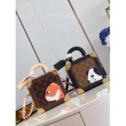 LV M11206/M11210 MINI SQUARE TRUNK LEOPARD 手袋盒子包