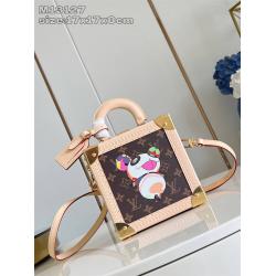 M13127 LV x TM MINI SQUARE TRUNK 村上隆盒子包
