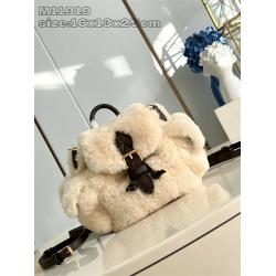 LV中文官网M11919 NANO TEDDY 羊毛双肩包