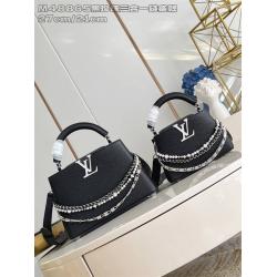 LV M11908/M11909 CAPUCINES 迷你手袋48865（珍珠三合一链条款）