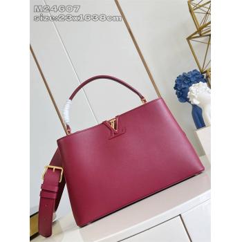 LV法国官网M24607 M13027 CAPUCINES SOUPLE 大号手袋
