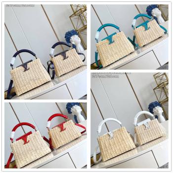 LV英国官网Capucines 迷你/BB 手袋（鳄鱼竹篮款）48865