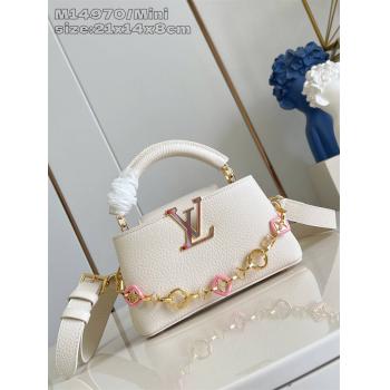 LV新款M14393 CAPUCINES EAST-WEST 迷你手袋