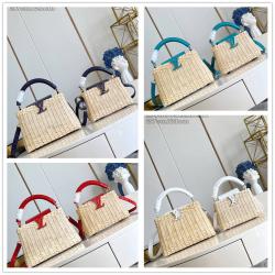 LV英国官网Capucines 迷你/BB 手袋（鳄鱼竹篮款）48865