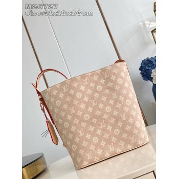 LV官网女包M25727 ALL IN 大号手袋水桶包