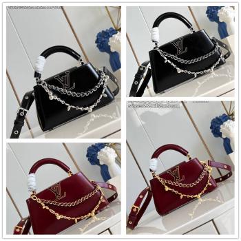 LV包包M25492/M25473 CAPUCINES EAST-WEST 迷你/BB手袋