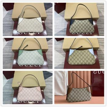 gucci包古驰官网 820696 GG Emblem系列小号肩背包腋下包