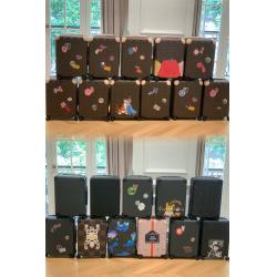 LV高仿HORIZON 四轮拉杆箱55厘米（20寸LOGO徽标）