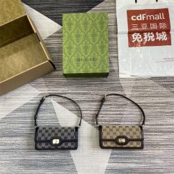 古驰旗舰店GUCCI 790038 Luce系列迷你肩背包（帆布）