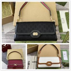 古驰官网女包GUCCI 786027 Luce系列小号肩背包（帆布）