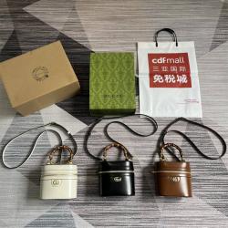 古驰女包图片GUCCI 760200 迷你竹节肩背包化妆包