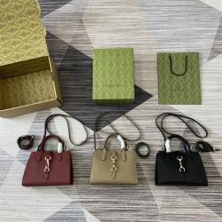 香港gucci官网古驰 795349 GG Jackie系列小号托特包