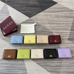 gucci欧洲官网古驰 466492 GG Marmont系列卡包