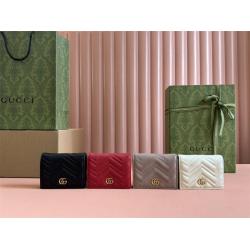 gucci韩国官网古驰 466492 GG Marmont系列卡包（经典款）