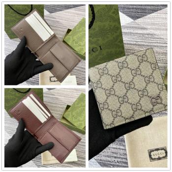 gucci官方网站古驰 768244 棕色内饰GG零钱包双折钱包