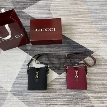 古驰官网女包GUCCI 782919 GG迷你水桶肩背包