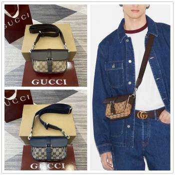 古驰香港官网GUCCI 795213 GG超迷你手袋斜挎包