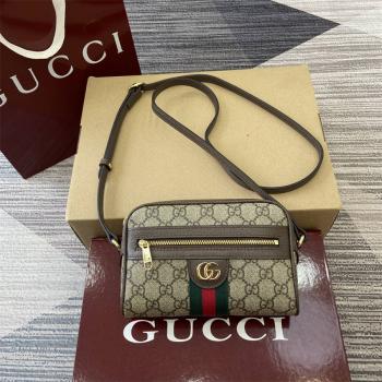 古驰官网GUCCI 816359 Ophidia系列迷你手袋斜挎包