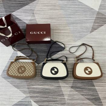 gucci官网价格古驰 815716 Blondie系列大号手提包（帆布）