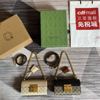 gucci官网中文官方网古驰 735103 Padlock 小号链条包
