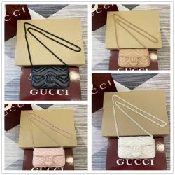 古驰gucci官网旗舰店 476433 GG Marmont系列超迷你链条包（亚光磨砂）