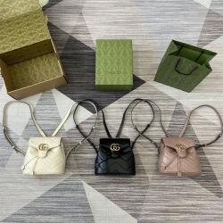 古驰女包GUCCI 777253 GG Marmont系列迷你背包双肩包